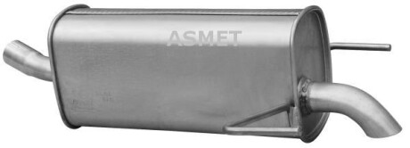 Задній. глушник,випускна сист. - ASMET 05180