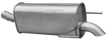 Задній. глушник,випускна сист. - ASMET 05184