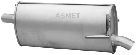 Задній. глушник,випускна сист. - ASMET 05185