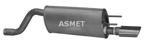 Задній. глушник,випускна сист. - ASMET 05192