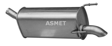 Задній. глушник,випускна сист. - ASMET 05230