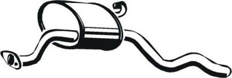 Глушник передній FORD SIERRA II 2.0 05.89-02.93 - ASMET 07.058