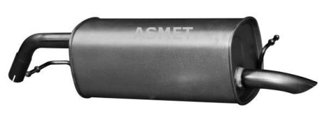 Задній. глушник,випускна сист. - ASMET 07181