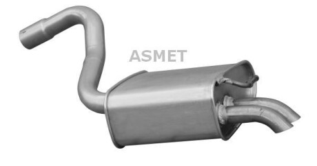 Задній. глушник,випускна сист. - ASMET 07204