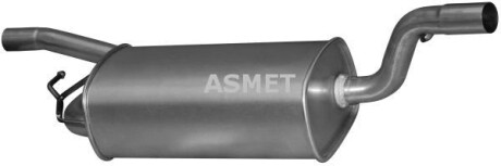 Центр. глушник,випускна сист. - ASMET 07243