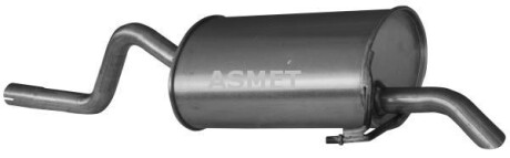 Задній. глушник,випускна сист. - ASMET 10059