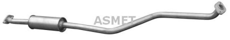 Глушник передній MAZDA 323 F VI, 323 S VI 1.5 09.98-01.01 - ((ZL0640300A)) ASMET 11.041
