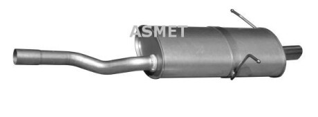 Задній. глушник,випускна сист. - ASMET 12026