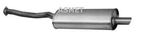 Задній. глушник,випускна сист. - ASMET 12035