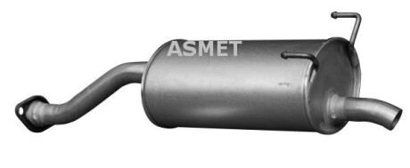 Задній. глушник,випускна сист. - ASMET 13018