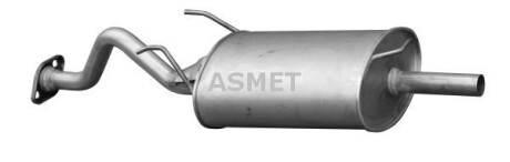 Задній. глушник,випускна сист. - ASMET 13022