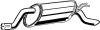 Глушник вихлопної системи задній FIAT IDEA, PUNTO, PUNTO/HATCHBACK LANCIA MUSA, YPSILON 1.3D 06.03- - ((55187487, 55189328)) ASMET 16.079 (фото 1)