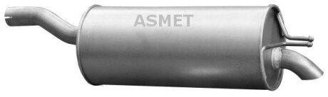 Задній. глушник,випускна сист. - ASMET 16082