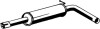 Глушник передній SEAT CORDOBA, IBIZA III SKODA FABIA I, FABIA II VW POLO IV 1.0/1.4 08.99-12.14 - ((6Q0253209, 6Q0253209A, 6Q0253209AA, 6Q0253209B, 6Q0253209M)) ASMET 21.015 (фото 1)