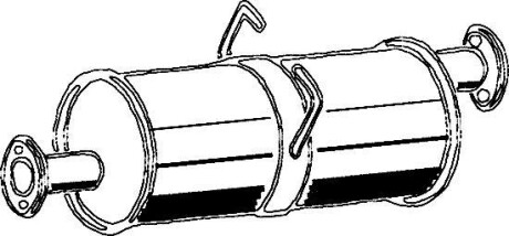 Глушник вихлопної системи задній KIA K2700 2.7D 10.99- - ASMET 28.006