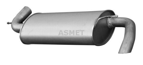 Задній. глушник,випускна сист. - ASMET 30014