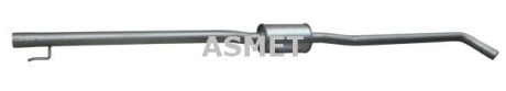 Передній глушник,випускна сист - ASMET 30015