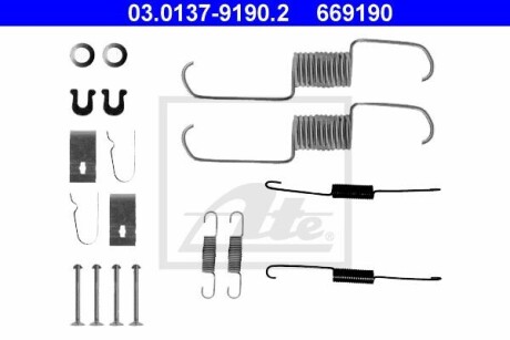 Фото 2 - Комплектующая колодок ATE 03.0137-9190.2