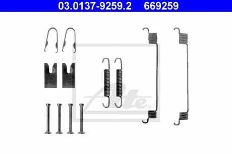 Фото 2 - Комплектуюча колодок ATE 03.0137-9259.2 (03013792592)