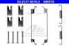 Ремкомплект колодок cit nemo 08-/fiat grande punto 06-11/ idea 04-12/linea 07-11/pgt bipper 08- - (77363848) ATE 03013793102 (фото 2)