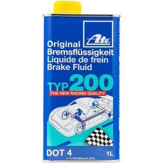 Рідина гальмівна dot 4, Brake Fluid TYP 200, 1л - ATE 03990162022