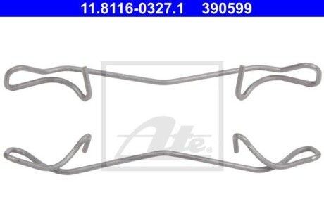 Фото 3 - Ремкомплект суппорта ATE 11.8116-0327.1 (11811603271)