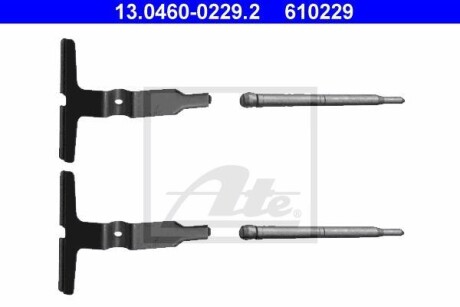 Комплектующие, колодки дискового тормоза - ATE 13046002292
