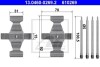 Комплектующие, колодки дискового тормоза - ATE 13.0460-0269.2 (фото 1)