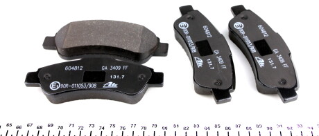 Фото 3 - Гальмівні колодки ATE 13.0460-4812.2 (13046048122)