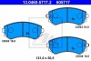 Комплект тормозных колодок, дисковый тормоз - (410602N390, 410602N392, 410602N290) ATE 13.0460-5717.2 (фото 1)