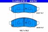 Комплект тормозных колодок, дисковый тормоз - (41060EB326, D1M60CY70B) ATE 13.0460-5783.2 (фото 1)