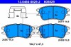 Комплект тормозных колодок, дисковый тормоз - (5810102A10) ATE 13.0460-5829.2 (фото 1)