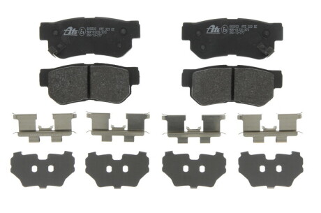 Комплект тормозных колодок, дисковый тормоз - (5830217A00, 583021CA00, 583021CA10) ATE 13.0460-5833.2