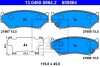 Комплект тормозных колодок, дисковый тормоз - (5520065D01, 5520065D21, 5520084A00) ATE 13.0460-5864.2 (фото 2)