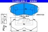 Комплект тормозных колодок, дисковый тормоз - (lcy23329za, ldy73328za, lcy43323z) ATE 13.0460-5884.2 (фото 2)