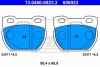 Комплект тормозных колодок, дисковый тормоз - (sfp000160, sfp000280, stc1601) ATE 13.0460-6923.2 (фото 1)