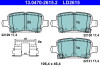 KLOCKI HAM CERAMIC OPEL ASTRA K 1.0T 15-, 1.4T 15- TYг - (39037199, 13517515) ATE 13.0470-2615.2 (фото 2)