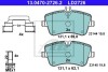 Комплект тормозных колодок, дисковый тормоз - (0034205920, 0034209520, A0034205920) ATE 13.0470-2726.2 (фото 2)