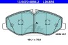 Комплект тормозных колодок - (a4474200020, 4474200020, A4474200220) ATE 13.0470-4884.2 (фото 1)