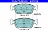 Комплект тормозных колодок, дисковый тормоз - (34116769951, 34116769763) ATE 13.0470-7215.2 (фото 2)