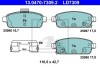 Колодки тормозные CERAMIC задние ZAFIRA - (1605295, 13473429) ATE 13.0470-7309.2 (фото 2)