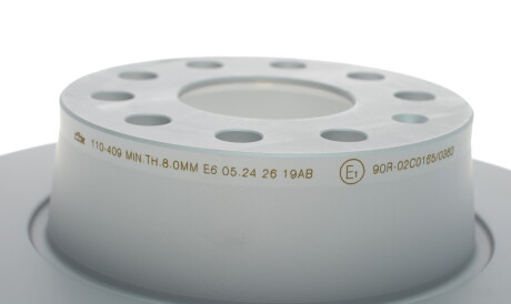 Фото 3 - Гальмівний диск ATE 24.0110-0409.1 (24011004091)