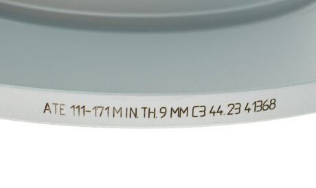 Фото 3 - Гальмівний диск ATE 24.0111-0171.1 (24011101711)