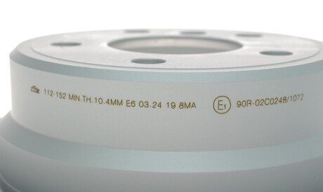 Фото 3 - Гальмівний диск ATE 24.0112-0152.1 (24011201521)