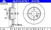 Гальмівний диск - (357615301) ATE 24.0113-0178.1 (фото 1)