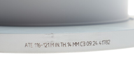 Фото 3 - Гальмівний диск ATE 24.0116-0121.1 (24011601211)