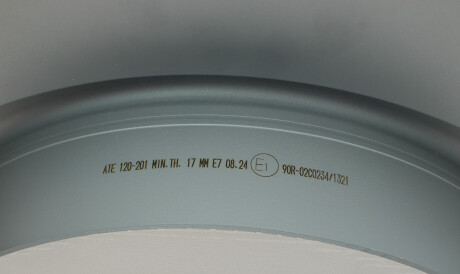 Фото 2 - Гальмівний диск ATE 24.0120-0201.1 (24012002011)