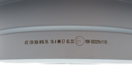 Фото 3 - Тормозной диск ATE 24012002061