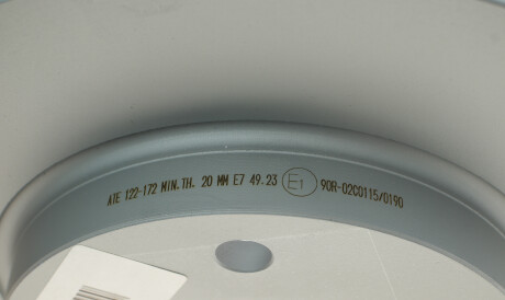 Фото 3 - Гальмівний диск ATE 24.0122-0172.1 (24012201721)