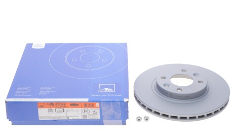 Фото 2 - Гальмівний диск ATE 24.0122-0289.1 (24012202891)